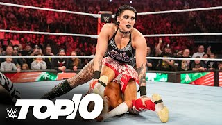 Rhea Ripley’s most savage moments WWE Top 10 Sept 29 2024 [upl. by Leah]