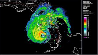 2022 Ian  Tampa Bay FL WSR88D Radar Animation HD 1280x720 [upl. by Hess]