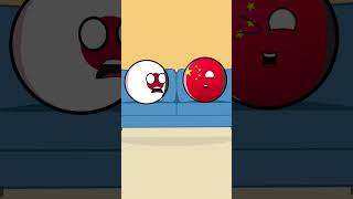 Chinese antiJapanese film and reality countryballs japan china [upl. by Dougald]