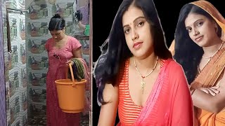 bathing vlogs आज मे स्नान करके हुई तैयार पार्टी में जाने के लिए ananya vlogs Stylish saree look [upl. by Feune905]