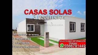 CASAS EN TIZAYUCA 3 recámaras 2017 Casas en Tizayuca con crédito Infonavit en Fraccionamiento [upl. by Shana164]