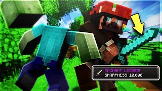 COSA SUCCEDE SE USI UNA SPADA CON SHARPNESS 10000  Minecraft ITA [upl. by Llertak]