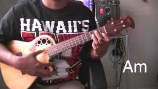 How to play quotLocked out of Heavenquot by Bruno Mars  Ukulele Tutorial [upl. by Notgnilliw]