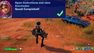 Open Collections and view Accolades Fortnite [upl. by Gian]