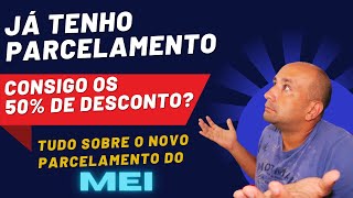 MEI  Tudo Sobre o Novo Parcelamento Com Desconto de 50 Pra Quem é Micro Empreendedor Individual [upl. by Glaser]