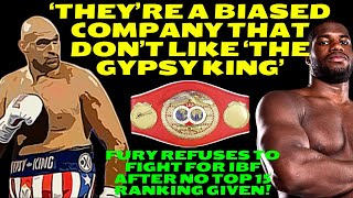 TYSON FURY SAYS HE WONT FIGHT DANIEL DUBOIS FOR THE IBF HEAVYWEIGHT TITLE AS THEY SHAFTED HIM AGAIN [upl. by Elinet830]