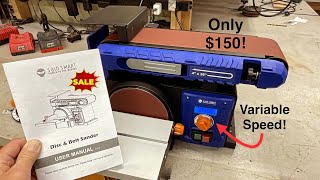 Honest Review of The SainSmart 150 Variable Speed 4”x36” Belt and 6” Disc Sander [upl. by Aurlie]