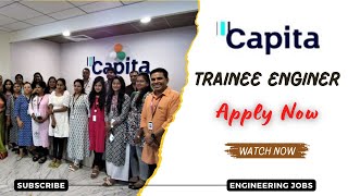 Capita India Hiring Fresher Trainee Engineer 2024  OFF Campus Drive For 2024  2023  2022 [upl. by Jessy797]