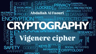 Cryptography Ju  Vigenere cipher [upl. by Brandea]