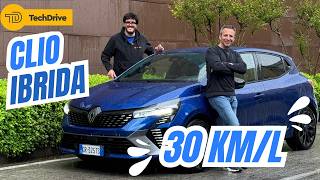 RENAULT CLIO IBRIDA  FINO A 30 KML Test Drive PRO e CONTRO [upl. by Thackeray716]