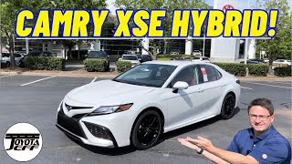 2023 Camry XSE Hybrid Gives Great MPG with RED Interior [upl. by Miah868]