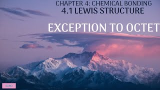 41 Lewis Structure  Exception to Octet [upl. by Arenahs586]