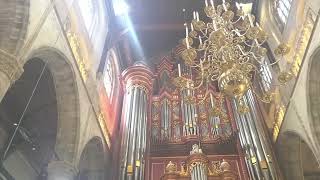 orgelpauzeconcerten laurenskerk Yarno Missiaen Widor symph 5 op 42 all vivace [upl. by Nnylacissej989]