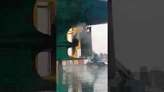 Epic Water Jet Cleaning Transforming Ships in Floating Dry Docks [upl. by Hnacogn281]