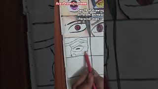 Jiraya sensei eye drawing day 19 of drawing different anime character eyes drawing ✨️ animeartwork [upl. by Morrill]