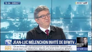 « MACRON A PARLÉ POUR NE RIEN DIRE »  Mélenchon [upl. by Beutler]