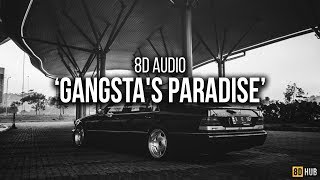 Coolio ft LV  Gangstas Paradise  8D AUDIO [upl. by Eenahs]