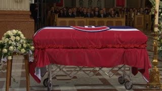 Jean Béliveau funeral [upl. by Enert]