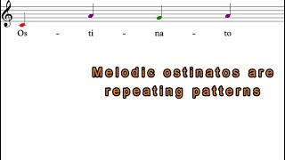 Resource Melodic Ostinato song with Traditional Notation [upl. by Chester]