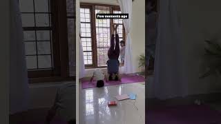 Yoga having toddlers around 🙆‍♀️ twins shortvideo shortsviral [upl. by Agem]