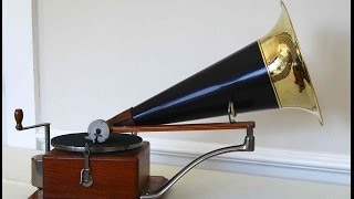 Berliner Phonograph aka Dog Model or Trade Mark Gramophone [upl. by Asselam778]