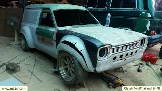 Mk1 Escort Van Restoration Slideshow 2jz gte vvti [upl. by Gianna463]