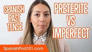 Spanish Past Tense Preterite vs Imperfect [upl. by Loutitia]