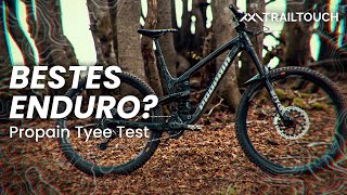 Im Test Propain Tyee CF  Das potenteste Enduro MTB  TrailTouch [upl. by Damas]