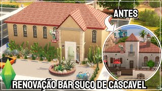 REFORMA BAR SUCO DE CASCAVEL  The Sims 4  Speed Build  NoCC [upl. by Dahl]