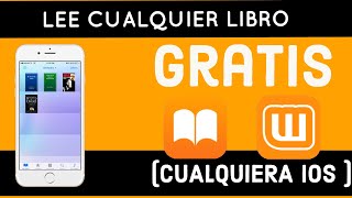 Como descargar Libros gratis y léelos en iBooks gratis la mejor app para leer libros gratis [upl. by Willin96]