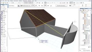 3D interactions in ARCHICAD  Create guideline segments in 3D [upl. by Mima475]