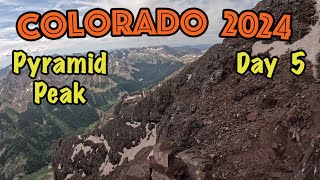 Colorado Adventure 2024  Day 5  Pyramid Peak [upl. by Mushro]