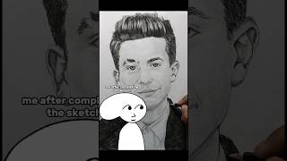 POV you are an artist  Charlie Puth sketch shorts artist drawing [upl. by Cooley161]