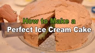 How to Make Your Own Perfect Professional Ice Cream Cake 2 [upl. by Simmie866]