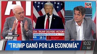 🔴 quotPARA TRUMP MILEI ES MÁS IMPORTANTE QUE MACRIquot  Carlos Ruckauf sobre el triunfo de Donald Trump [upl. by Cicenia]