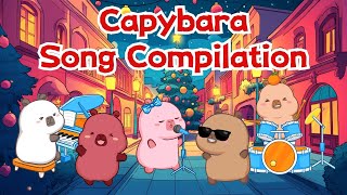 Capybara Music Trending Capy Song Compilation TikTok Hot Dance Music Song Capybara [upl. by Pierce]