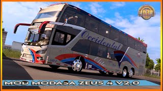 MOD Modasa Zeus 4 Scania  DLC Soun  Skin Flota Occidental  Ruta  Armenia ATS 152 [upl. by Cooper]