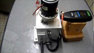 RPM test of selfmade Tesla turbine on a water tap [upl. by Ignaz]