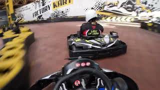 Factory Kart Beersel  2 laps during Open Race  01052023 [upl. by Allan]