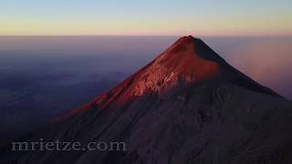 Fuego volcano overflight [upl. by Labannah]