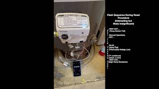 Honeywell Home Water Heater Control Reset after 7Flashes Error Code [upl. by Urbano]