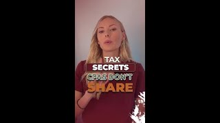 TAX SECRETS CPAS DONT SHARE [upl. by Anivid584]