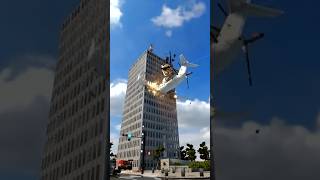 Plane vs Helicopter vs Building 😱 [upl. by Suriaj]