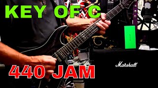 Jammed for 2min seem like 10 sec 440 Tuning Jam in The Key of C jam backing track in description [upl. by Beekman]