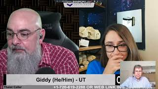 Giddy Tells Matt Dillahunty He Is An Atheist Except For When Turbulence Makes Him Giddy  Reaction [upl. by Enilamme605]