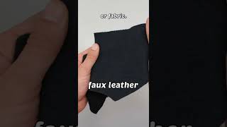 Faux Leather vs Real Leather  How To Tell The Difference leather fauxleather [upl. by Noland]