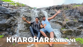 Best places to visit in Kharghar during monsoon  Navi Mumbai Beauty in Rainy Season  SAVLOGS [upl. by Aliek]