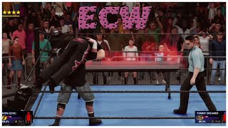 WWE 2k19 ECW Raven vs Tommy Dreamer Brutal Match  ECW Chants [upl. by Shaner]