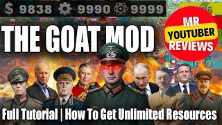 WC4 Unlimited Resources  Full Tutorial  The GOAT Mod [upl. by Llezom]