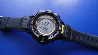 Мощные часы по разумной цене Кратко Casio ProTrek PRG2702ER [upl. by Amaral]